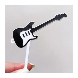Toper / Llavero "Guitarra Negra" x unidad