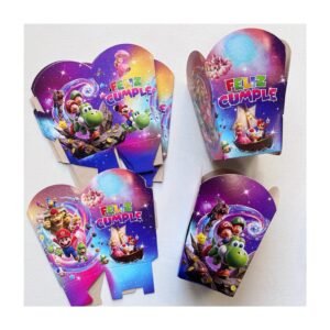Pack Pochoclera "Mario Bros Galaxy” x8 unidades