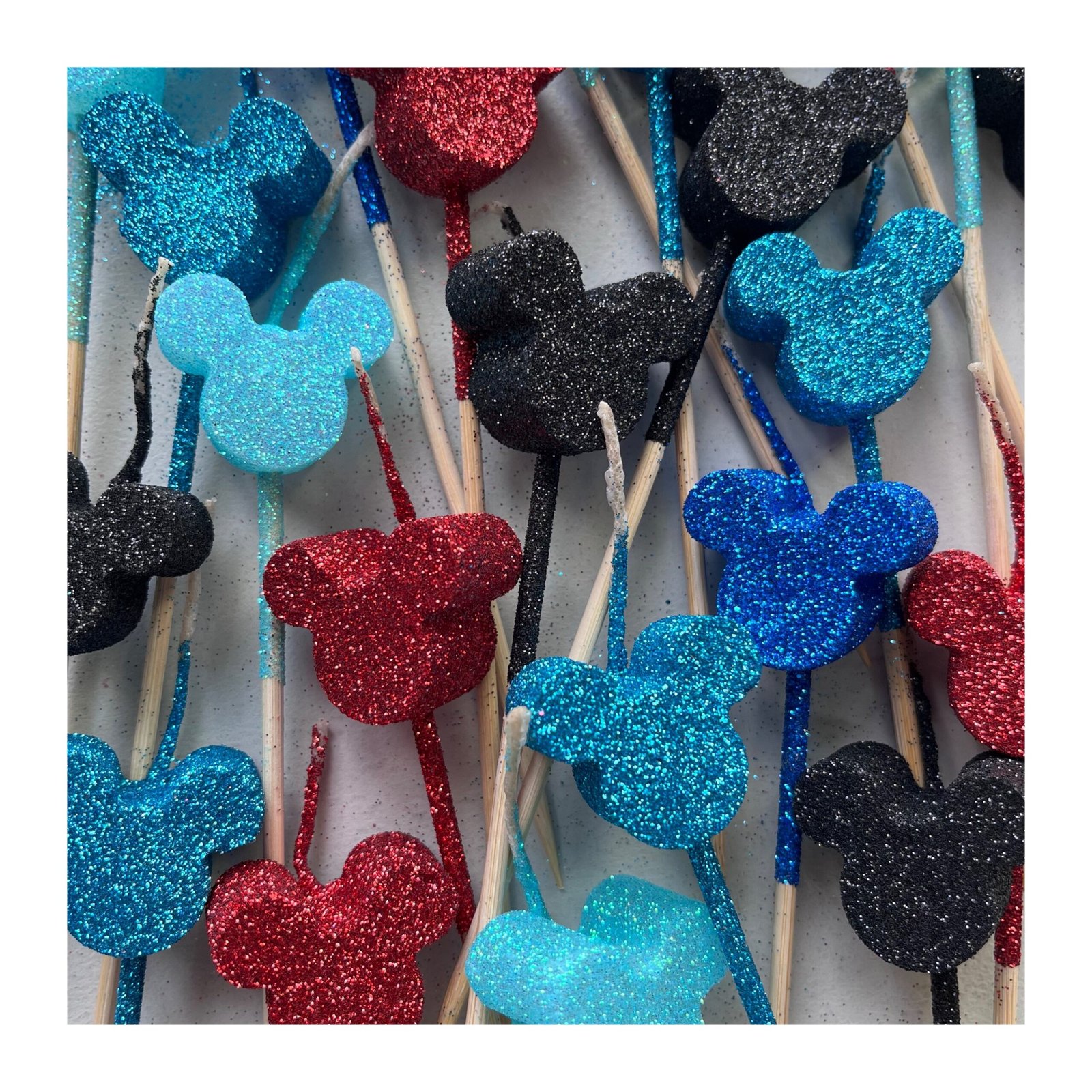 Pack Vela Forma "Mickey Mouse formato chico" x5 unidades