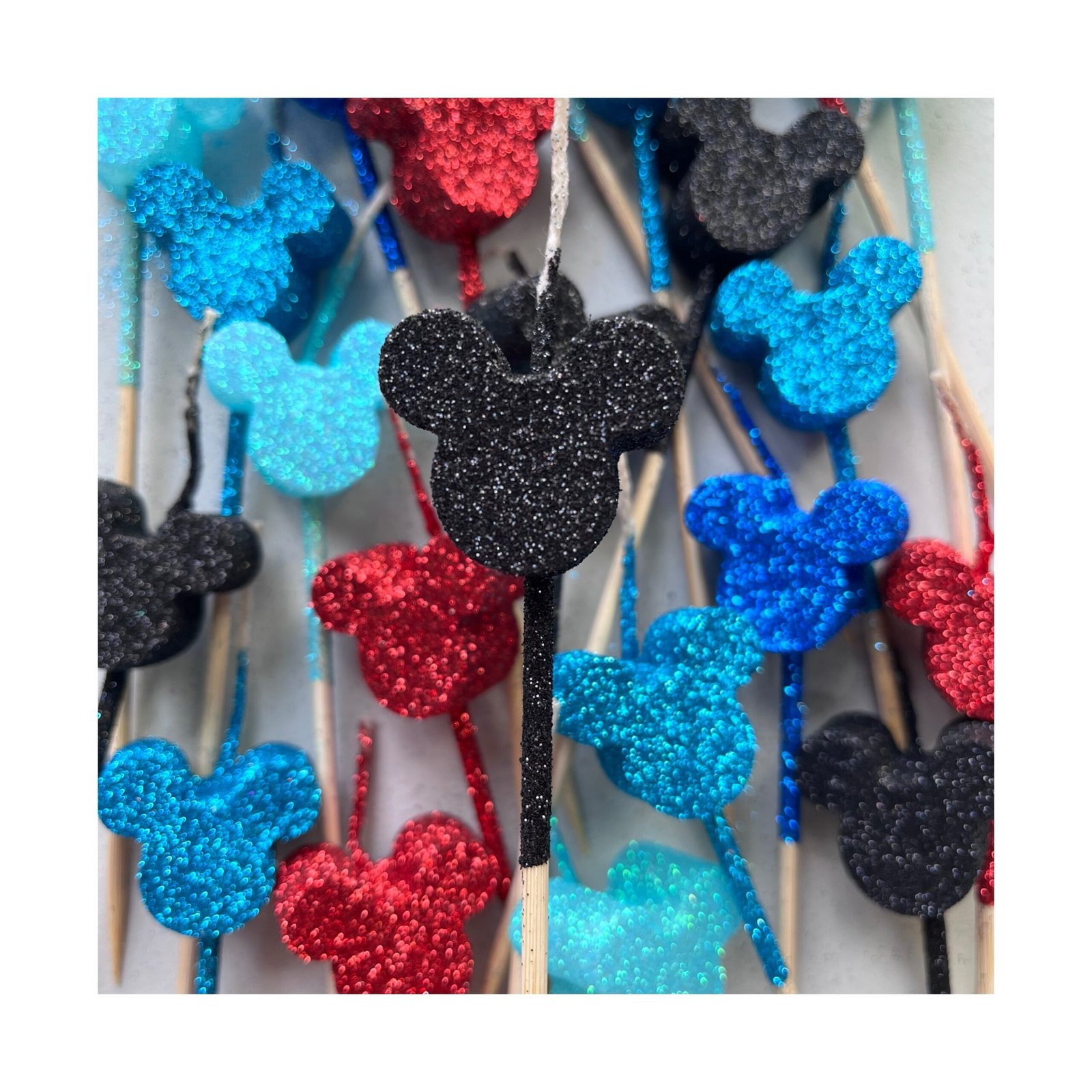 Pack Vela Forma "Mickey Mouse formato chico" x5 unidades - Imagen 2