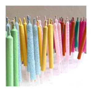 Pack “Velón Liso Full Color” x10 unidades