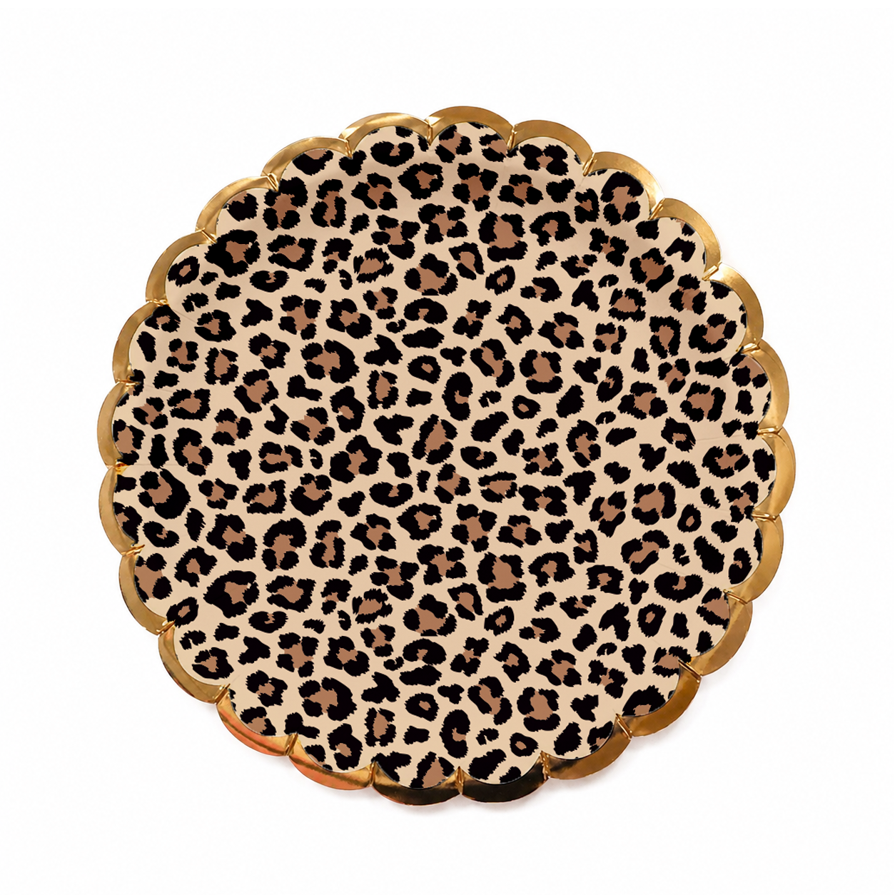 Pack Plato Scallop “Animal Print” x8 unidades