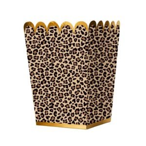 Pochoclera “Animal Print con stamping” x8 unidades