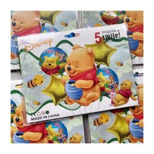Set Globo “Winnie Pooh” x5 unidades
