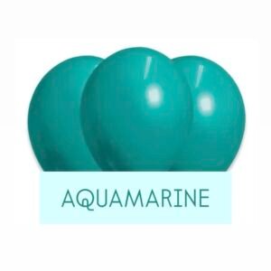 Pack Globo 12” Latex “Aquamarina” x25 unidades