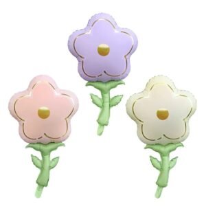 Globo Forma “Flor Cute Nude Mate” x unidad