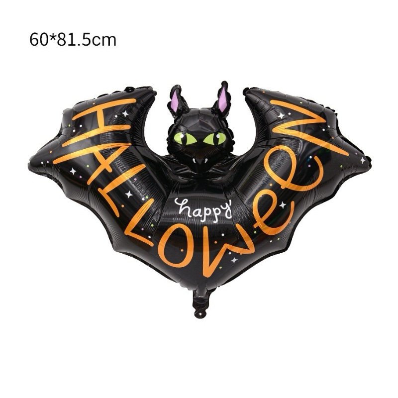 Globo Forma “Murciélago Happy Halloween” x unidad