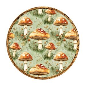 Pack Plato de Sitio "Hongos” x6 unidades