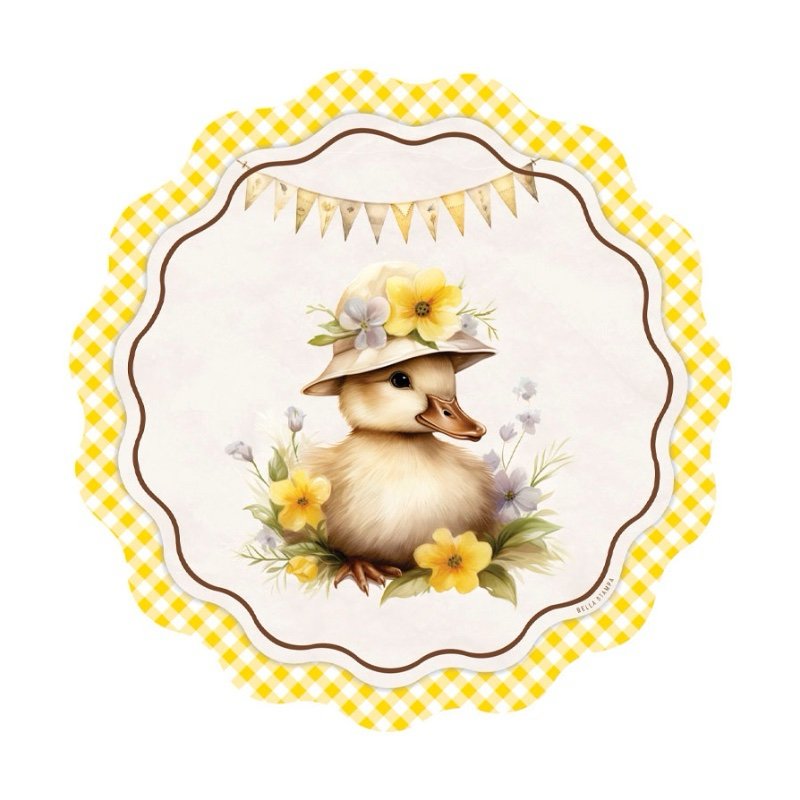 Pack Plato de Sitio "Osito Infantil” x6 unidades - Imagen 2