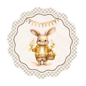 Pack Plato de Sitio "Conejito Infantil” x6 unidades