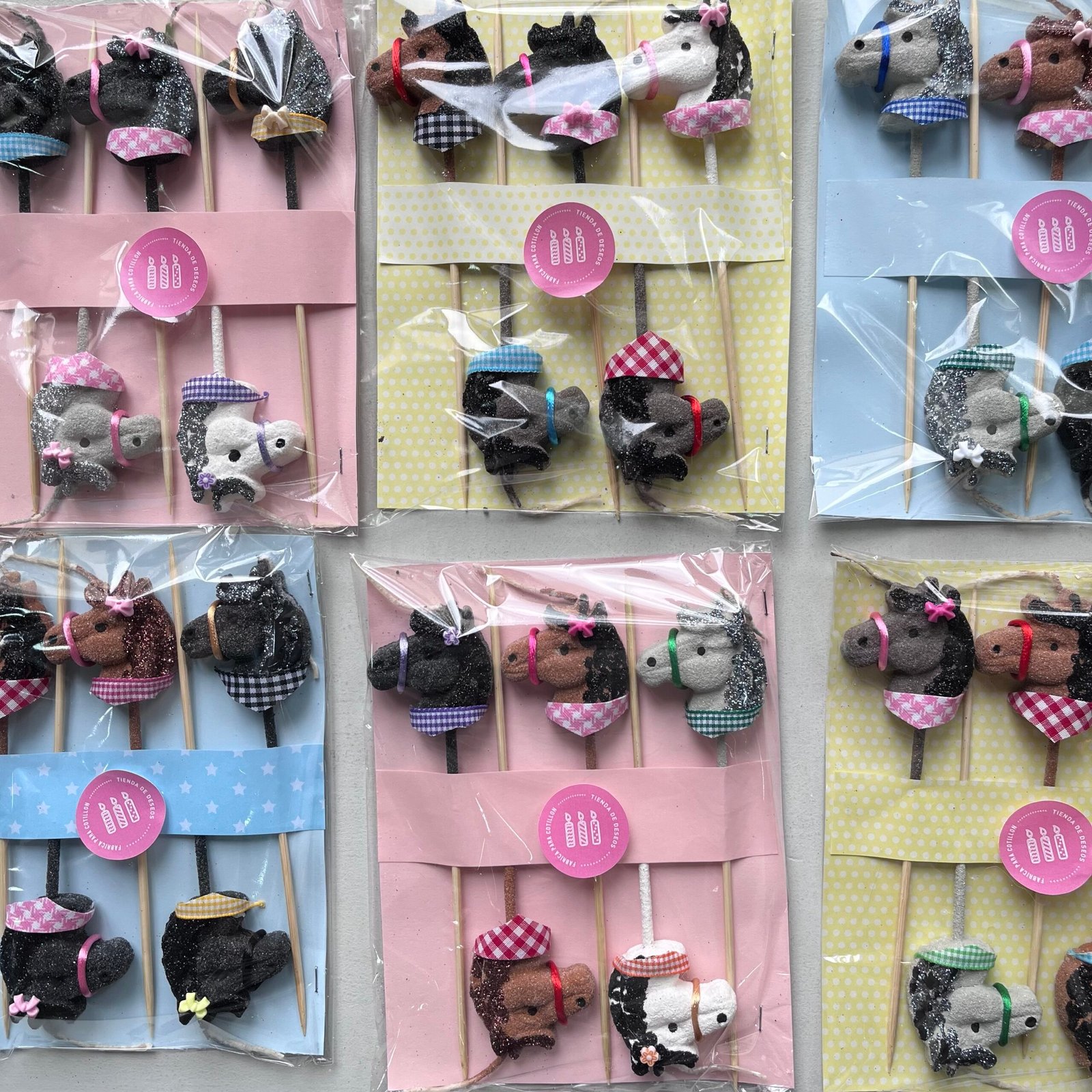 Pack Vela Forma “Set Caballos” x5 unidades - Imagen 3