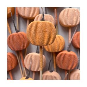 Vela forma “Calabaza” x5 unidades